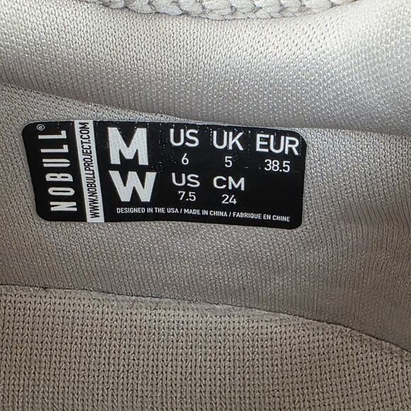 No Bull Trainers Gray Recs Knit Classic Lifting Gym Men Size 6 Women Size 7.5 - Picture 10 of 10